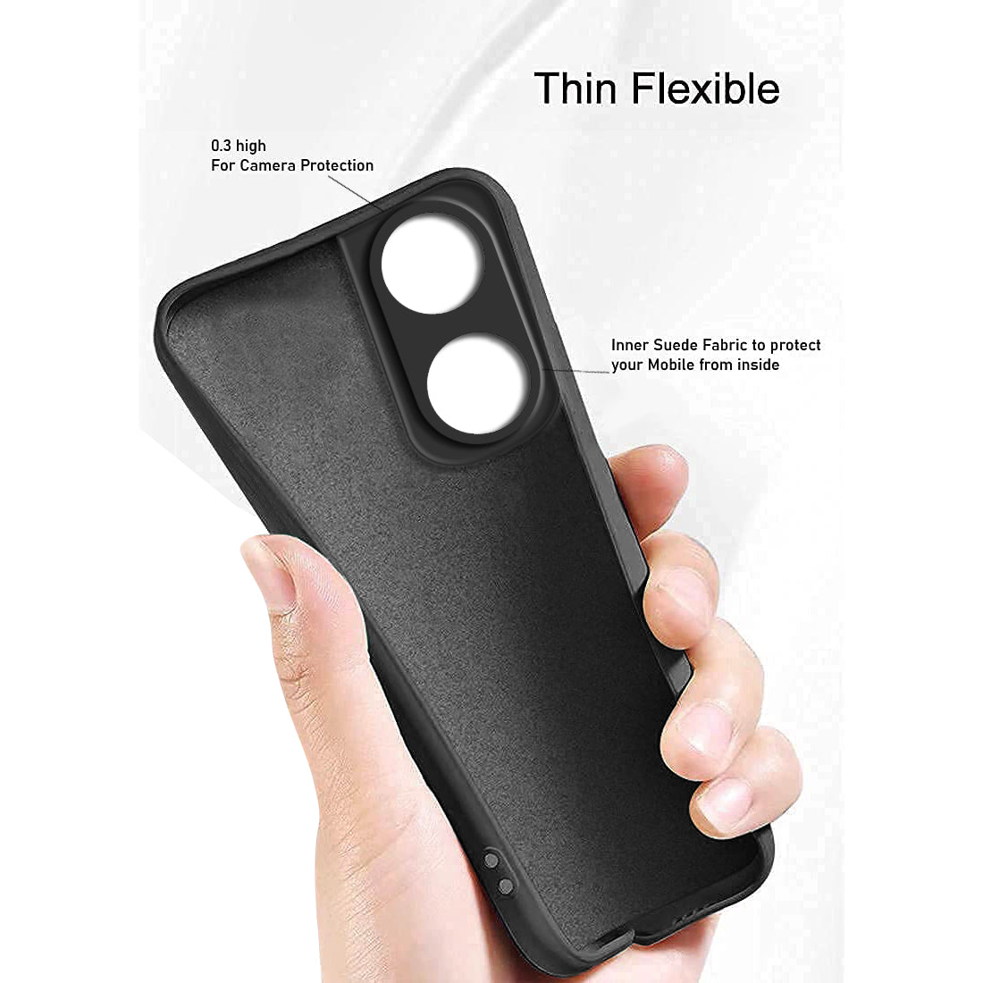 Liquid Silicone Case for Vivo Y100 5G / T2 5G