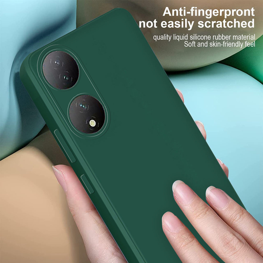 Liquid Silicone Case for Vivo Y100 5G / T2 5G