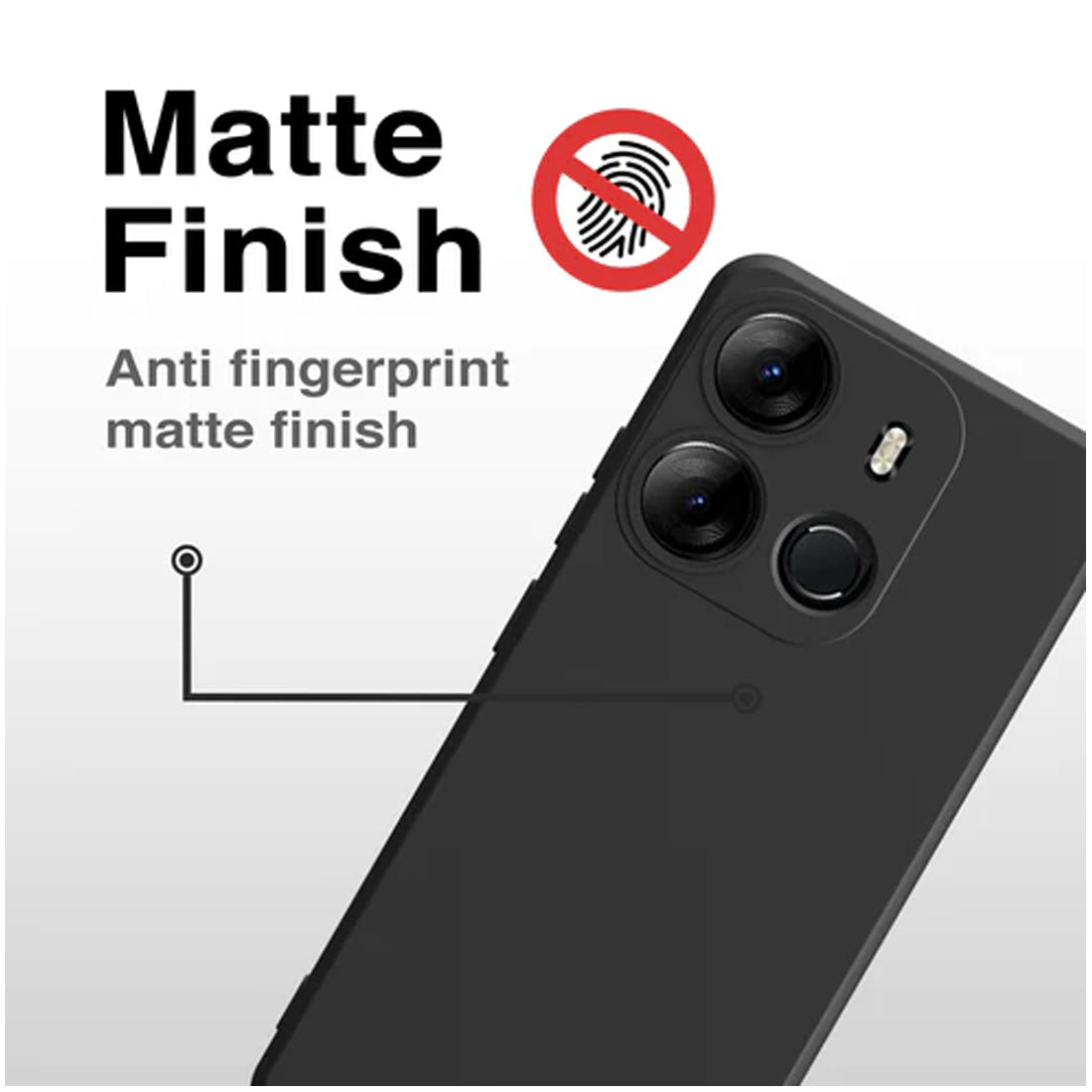 Liquid Silicone Case for Tecno Spark Go (2023)