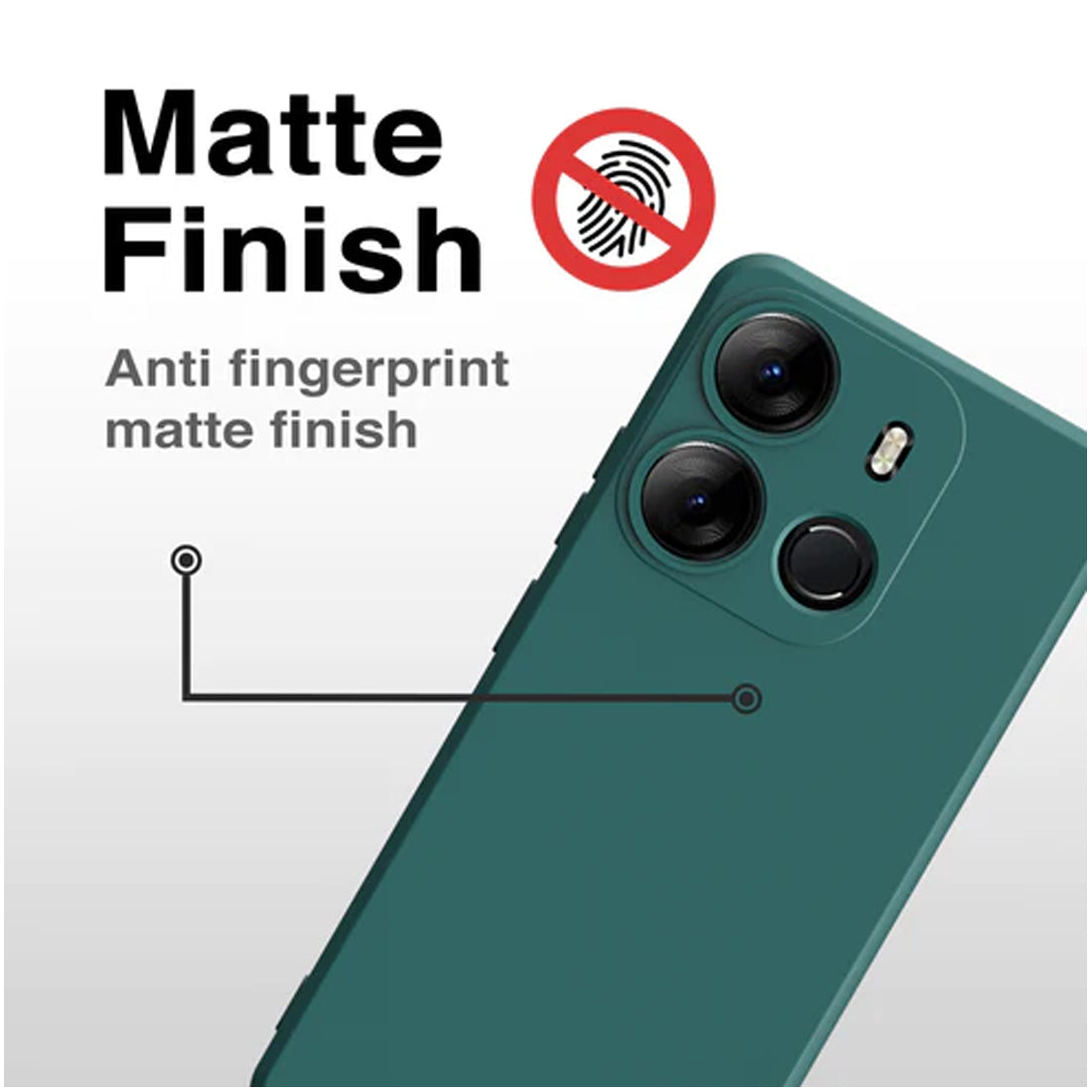 Liquid Silicone Case for Tecno Spark Go (2023)