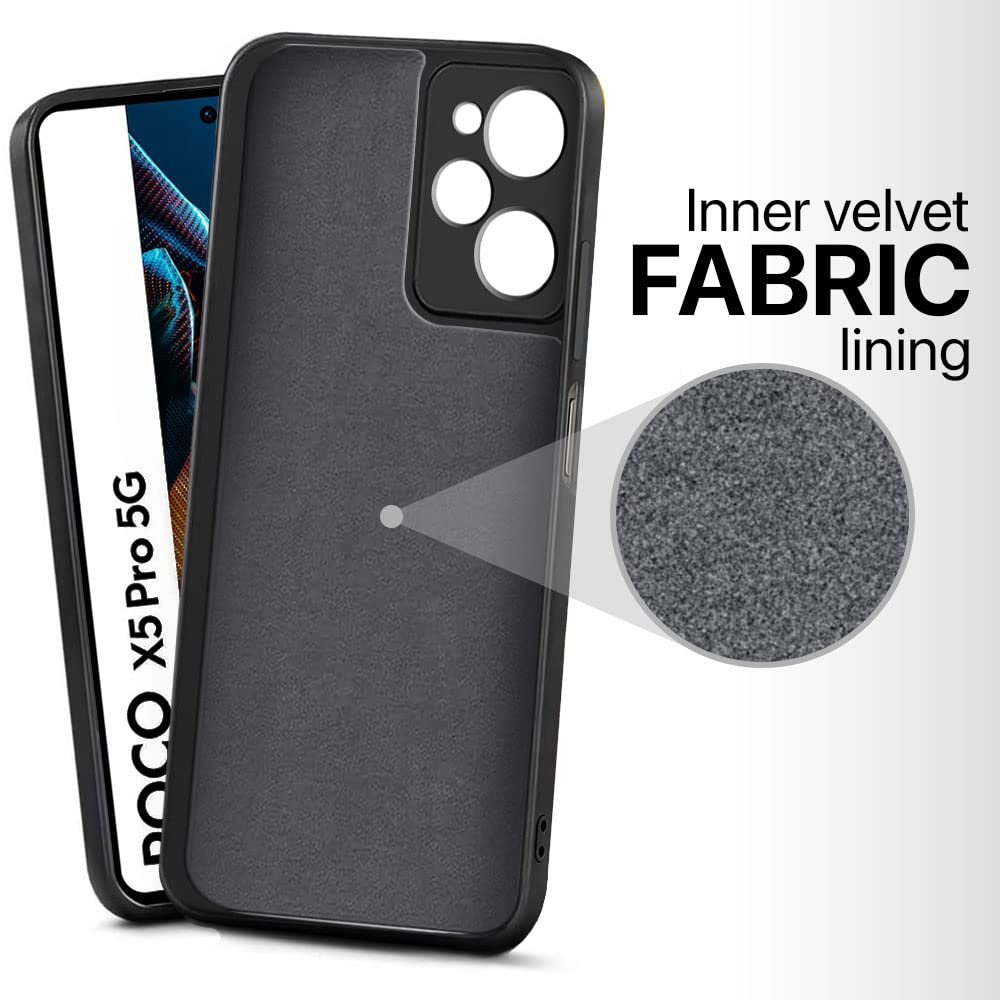 Liquid Silicone Case for Poco X5 Pro 5G / Mi Redmi Note 12 Pro 5G / 12 Pro Plus 5G
