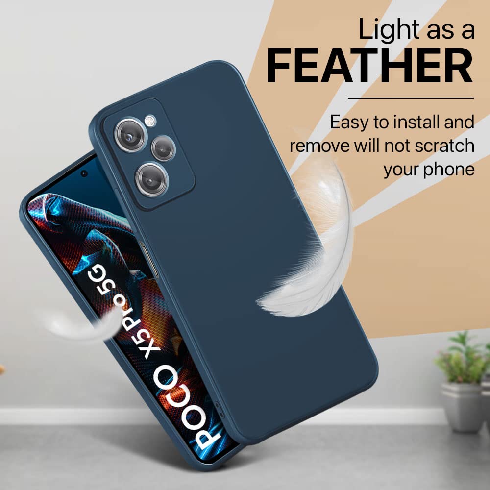 Liquid Silicone Case for Poco X5 Pro 5G / Mi Redmi Note 12 Pro 5G / 12 Pro Plus 5G