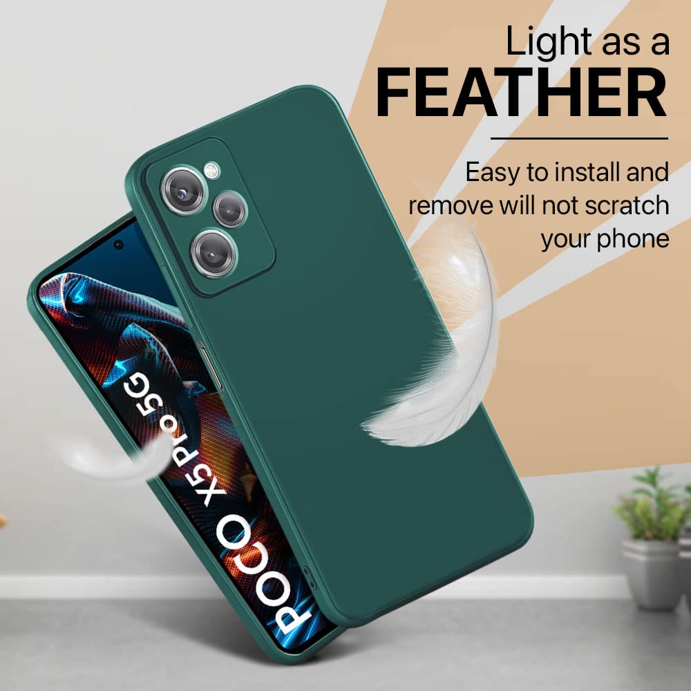Liquid Silicone Case for Poco X5 Pro 5G / Mi Redmi Note 12 Pro 5G / 12 Pro Plus 5G