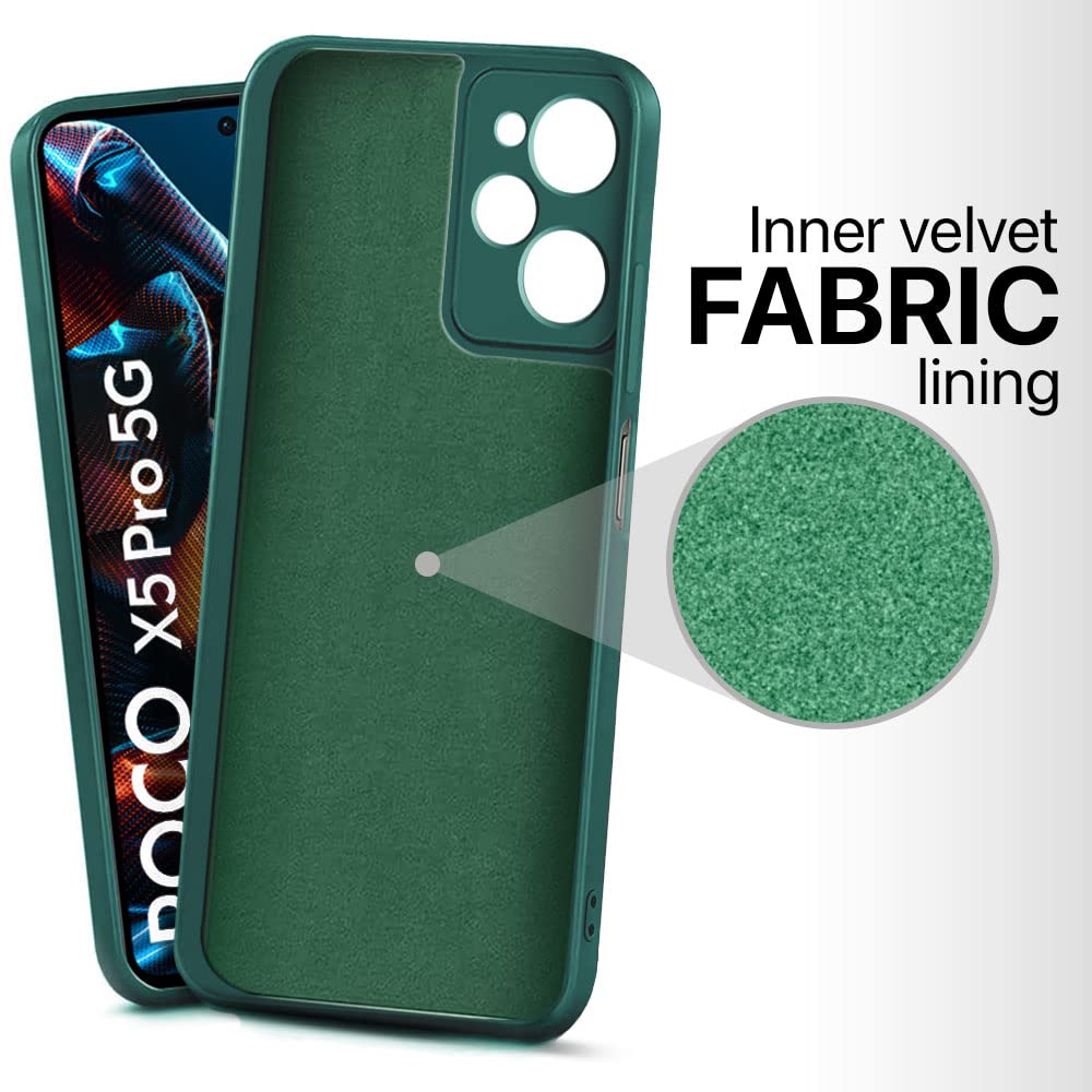 Liquid Silicone Case for Poco X5 Pro 5G / Mi Redmi Note 12 Pro 5G / 12 Pro Plus 5G