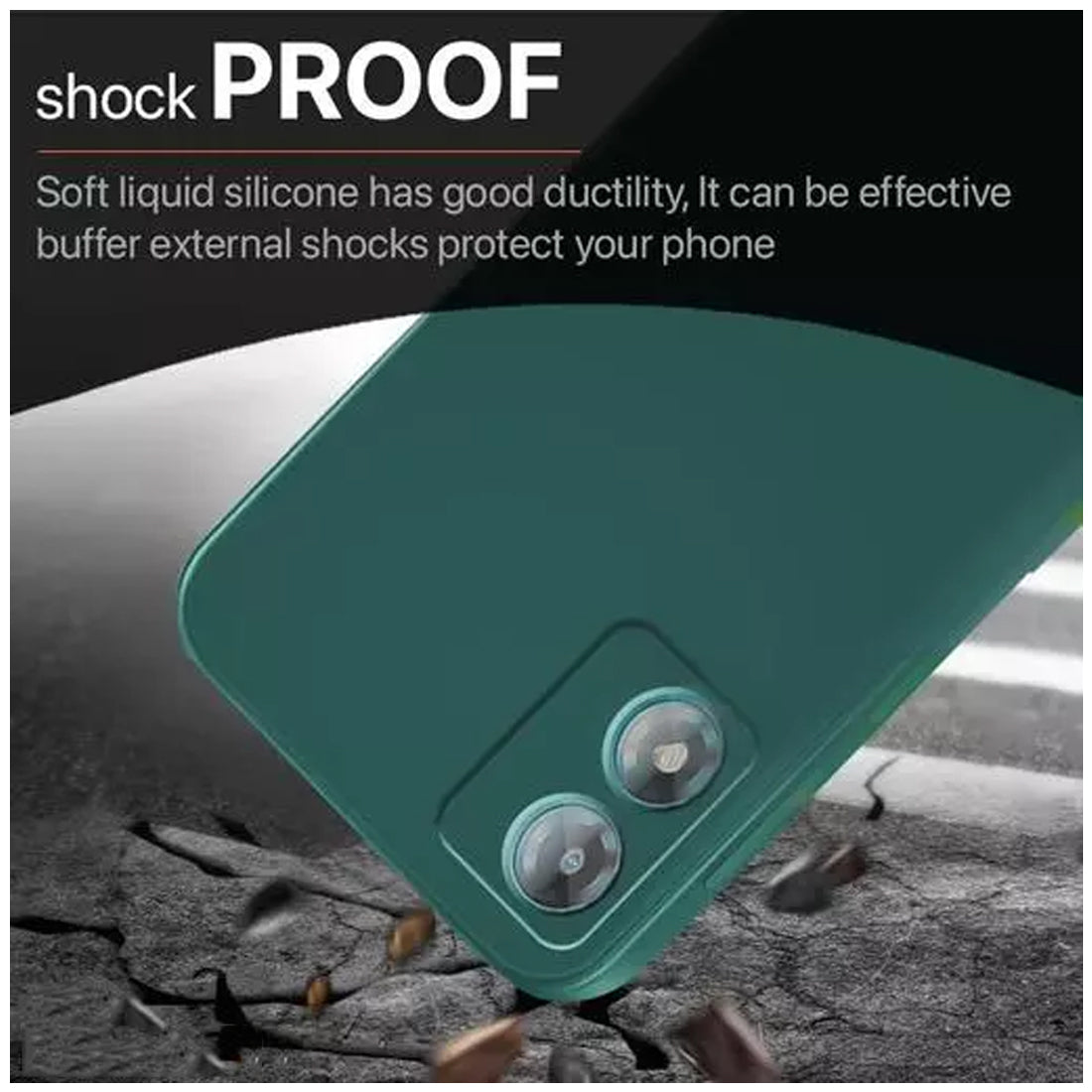 Liquid Silicone Case for Motorola Moto E13 4G