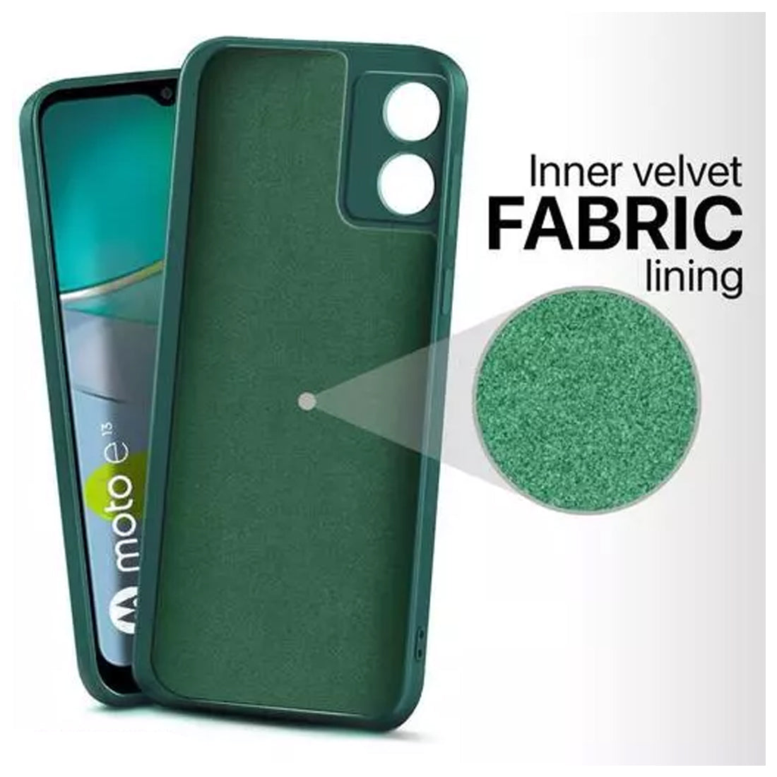 Liquid Silicone Case for Motorola Moto E13 4G