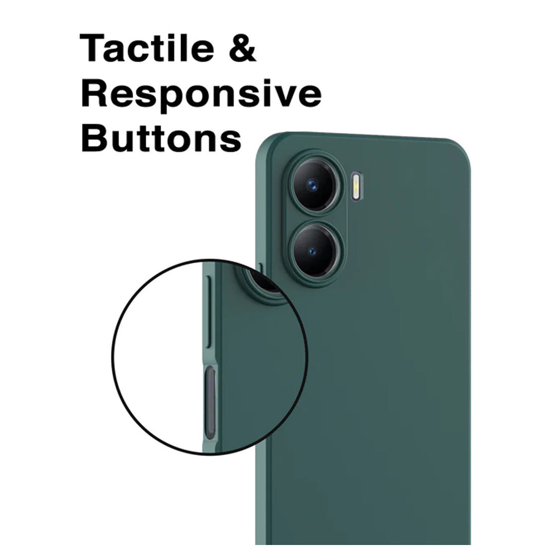 Liquid Silicone Case for Vivo Y56 4G / Y16 5G / T2x 5G