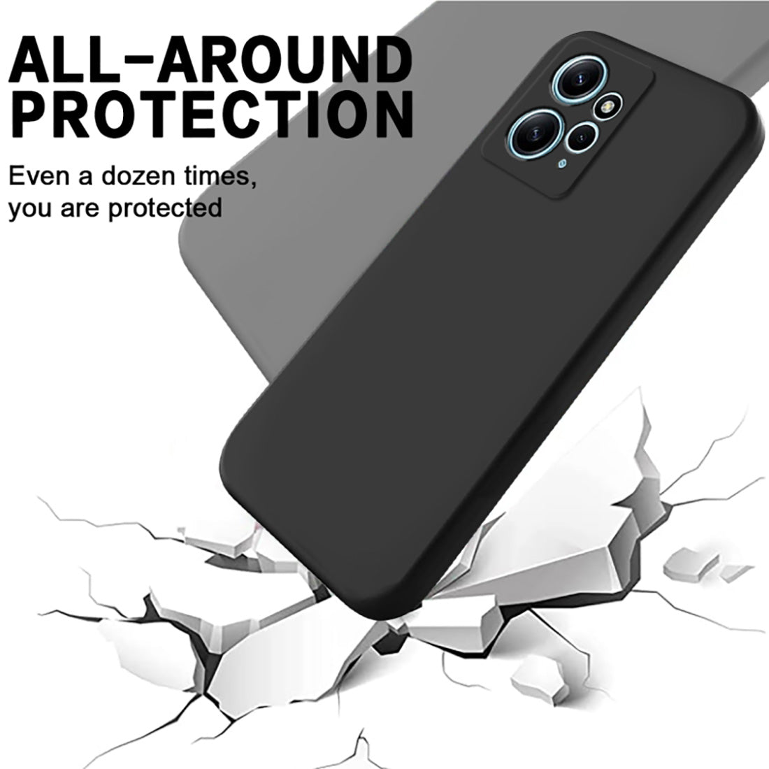Liquid Silicone Case for Mi Redmi Note 12 4G