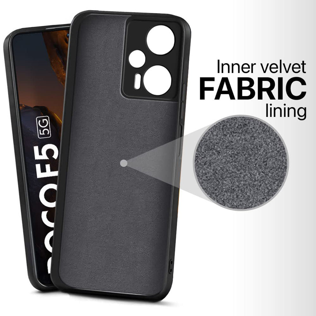 Liquid Silicone Case for Poco F5 5G