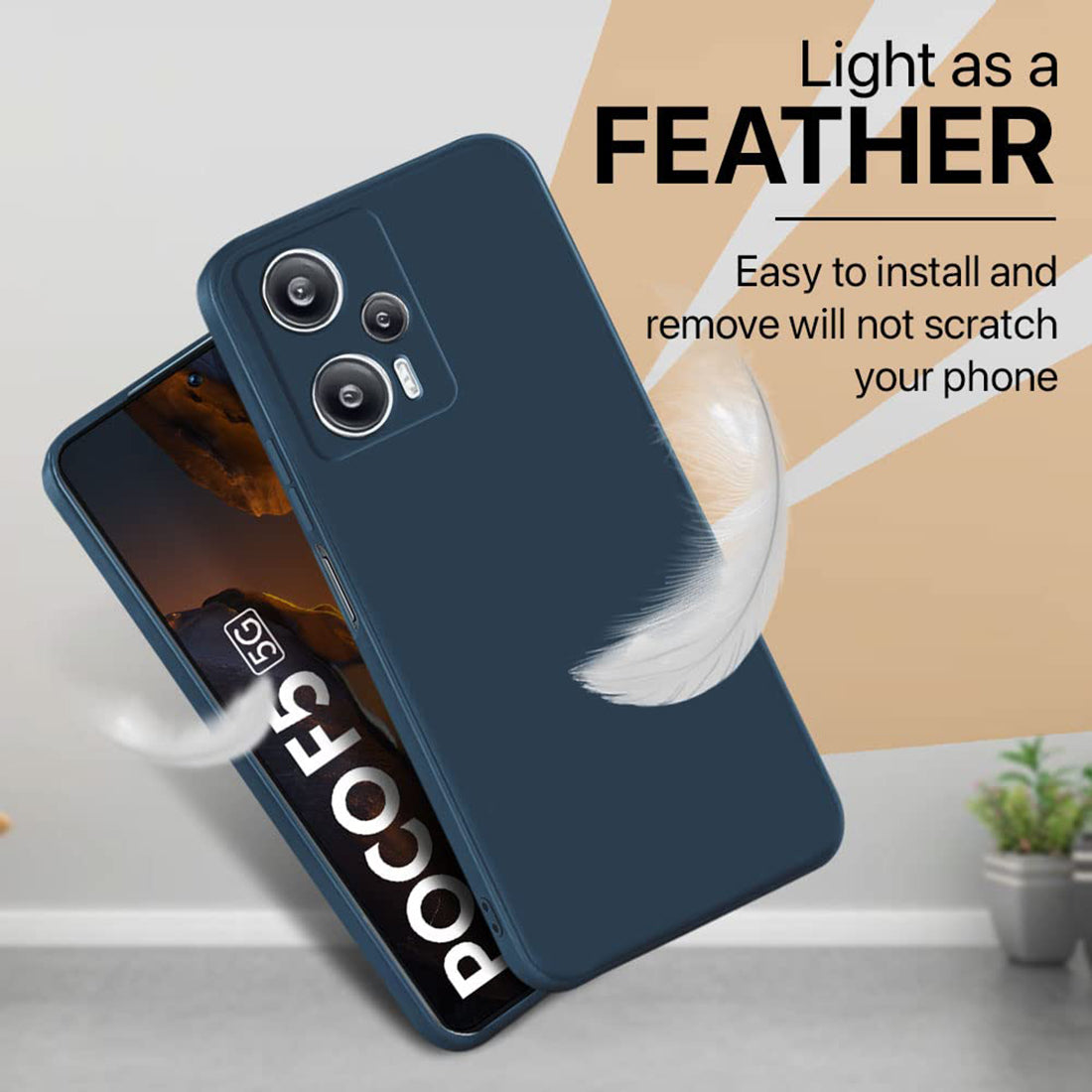 Liquid Silicone Case for Poco F5 5G