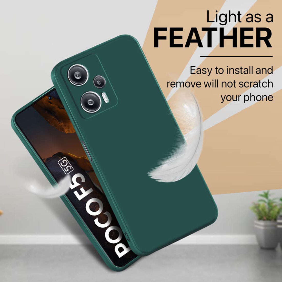 Liquid Silicone Case for Poco F5 5G