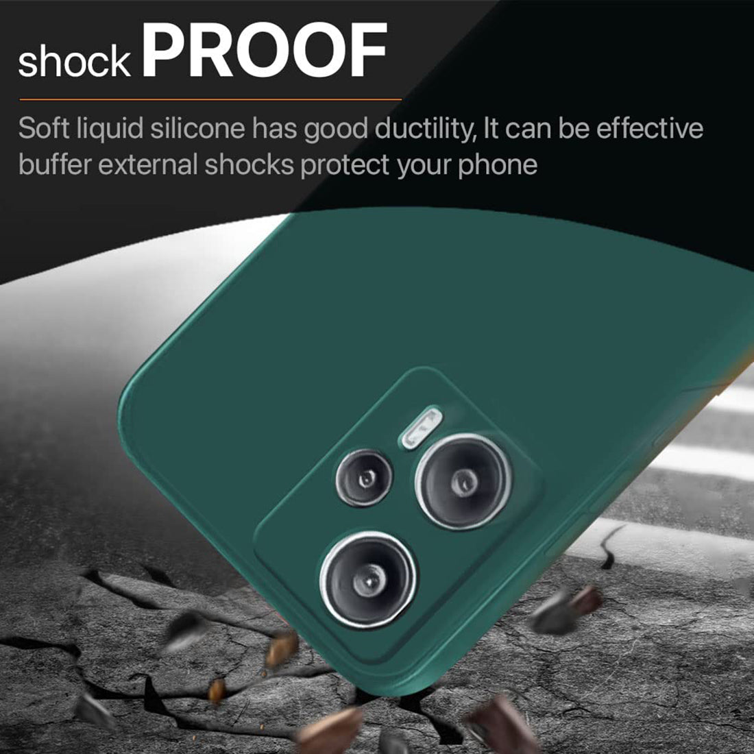 Liquid Silicone Case for Poco F5 5G
