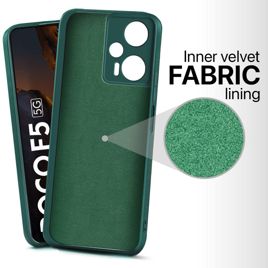 Liquid Silicone Case for Poco F5 5G
