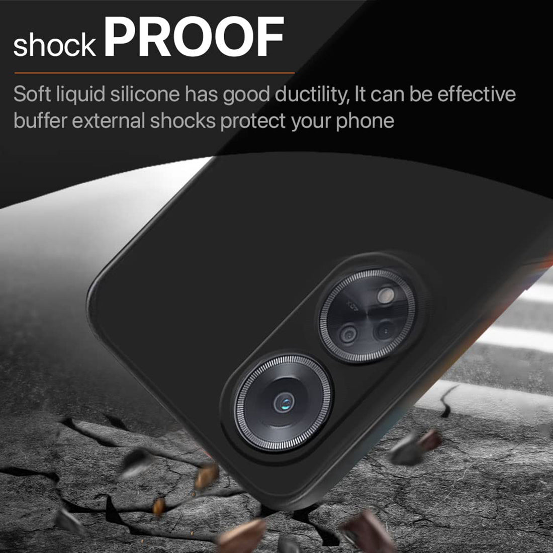 Liquid Silicone Case for Oppo F23 5G