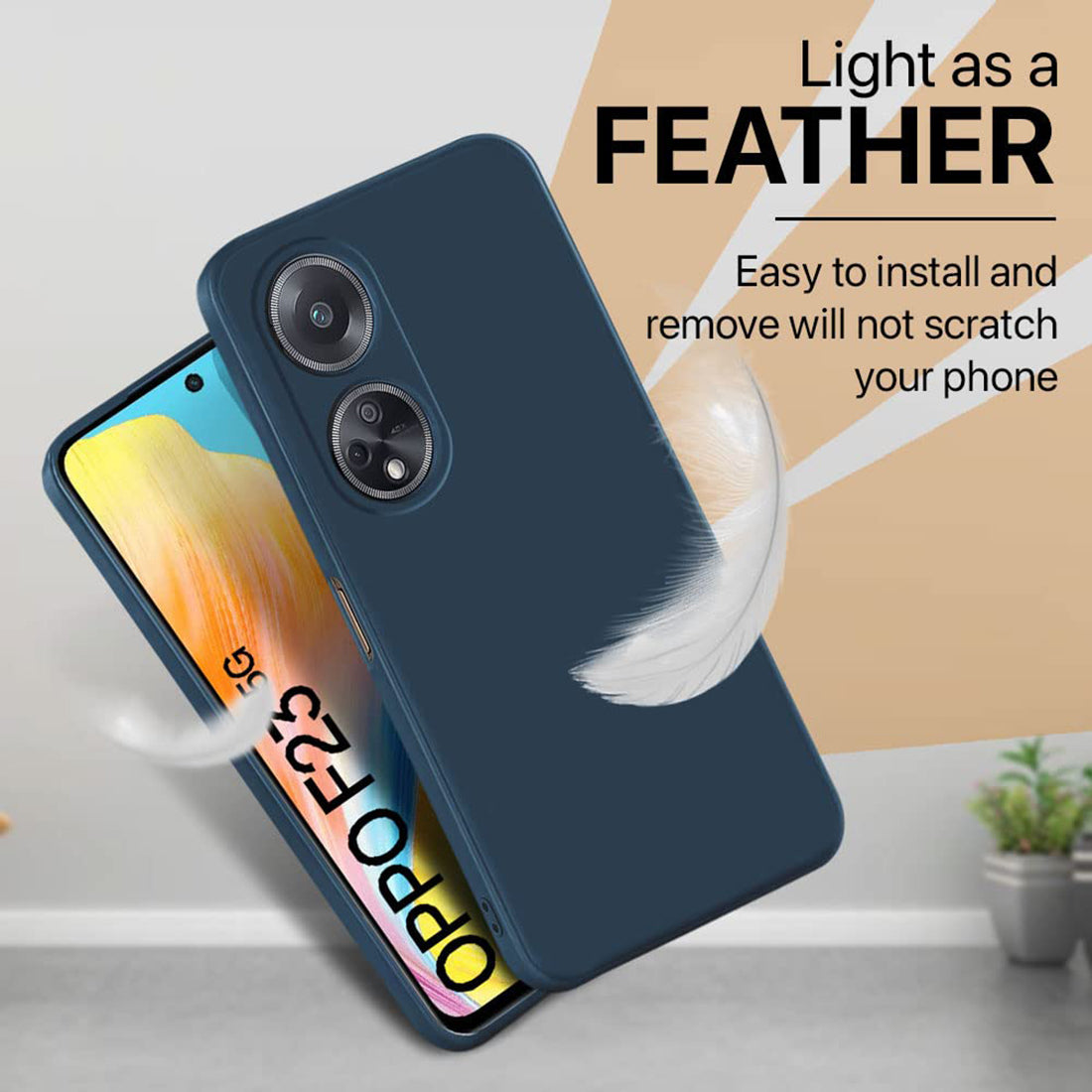 Liquid Silicone Case for Oppo F23 5G