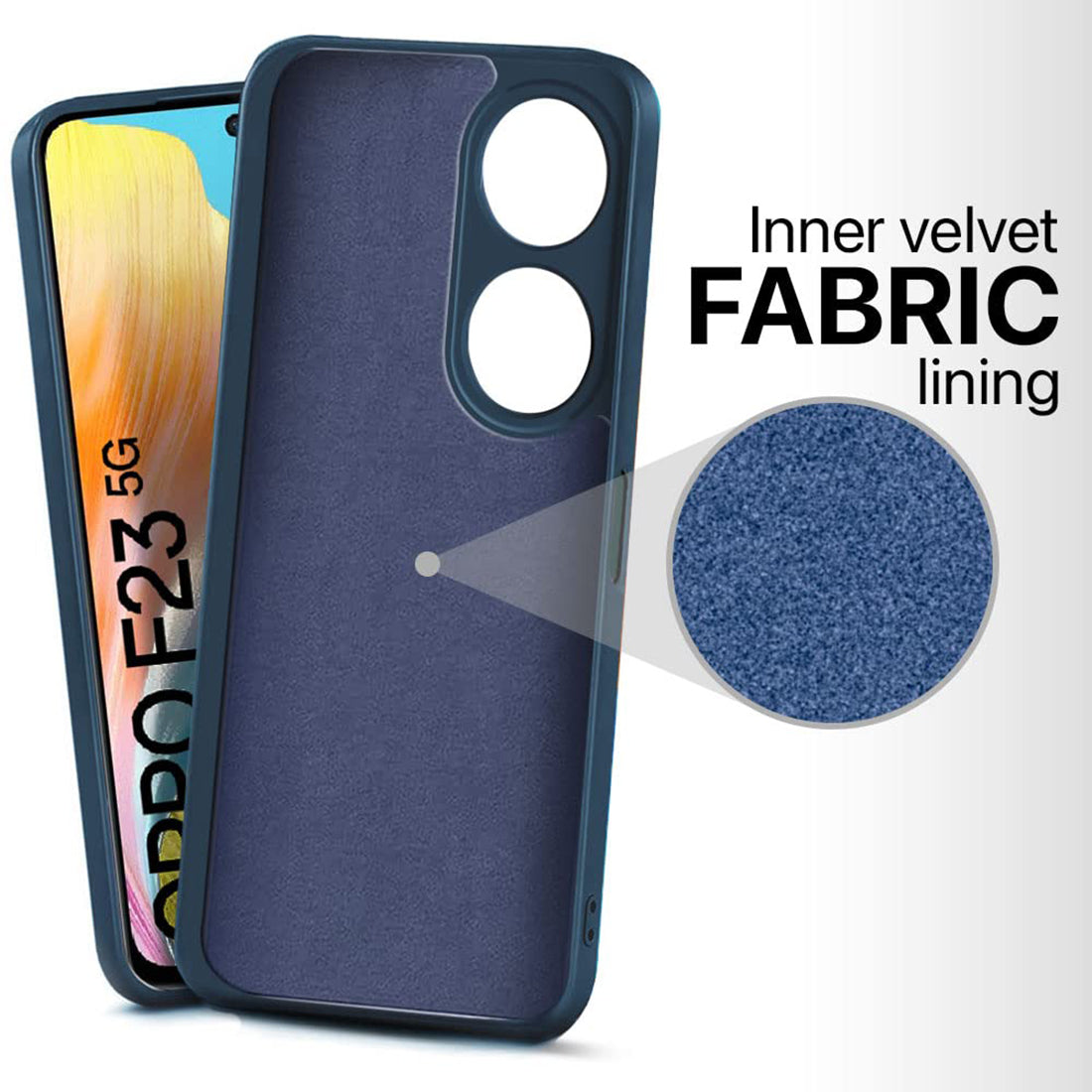Liquid Silicone Case for Oppo F23 5G