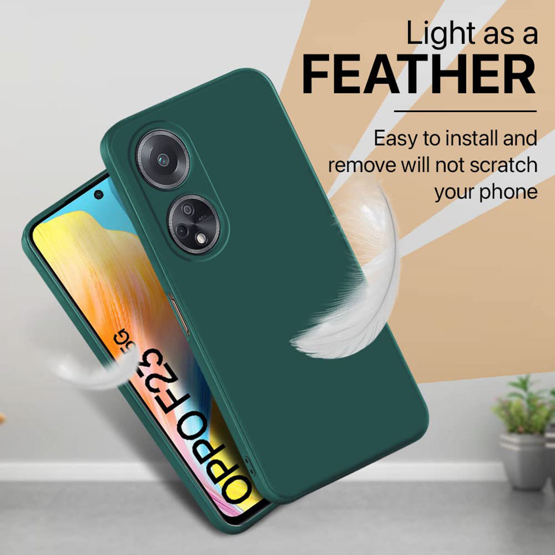 Liquid Silicone Case for Oppo F23 5G