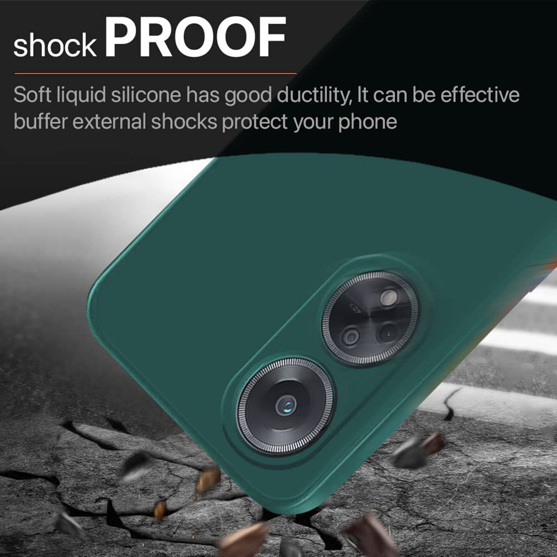 Liquid Silicone Case for Oppo F23 5G