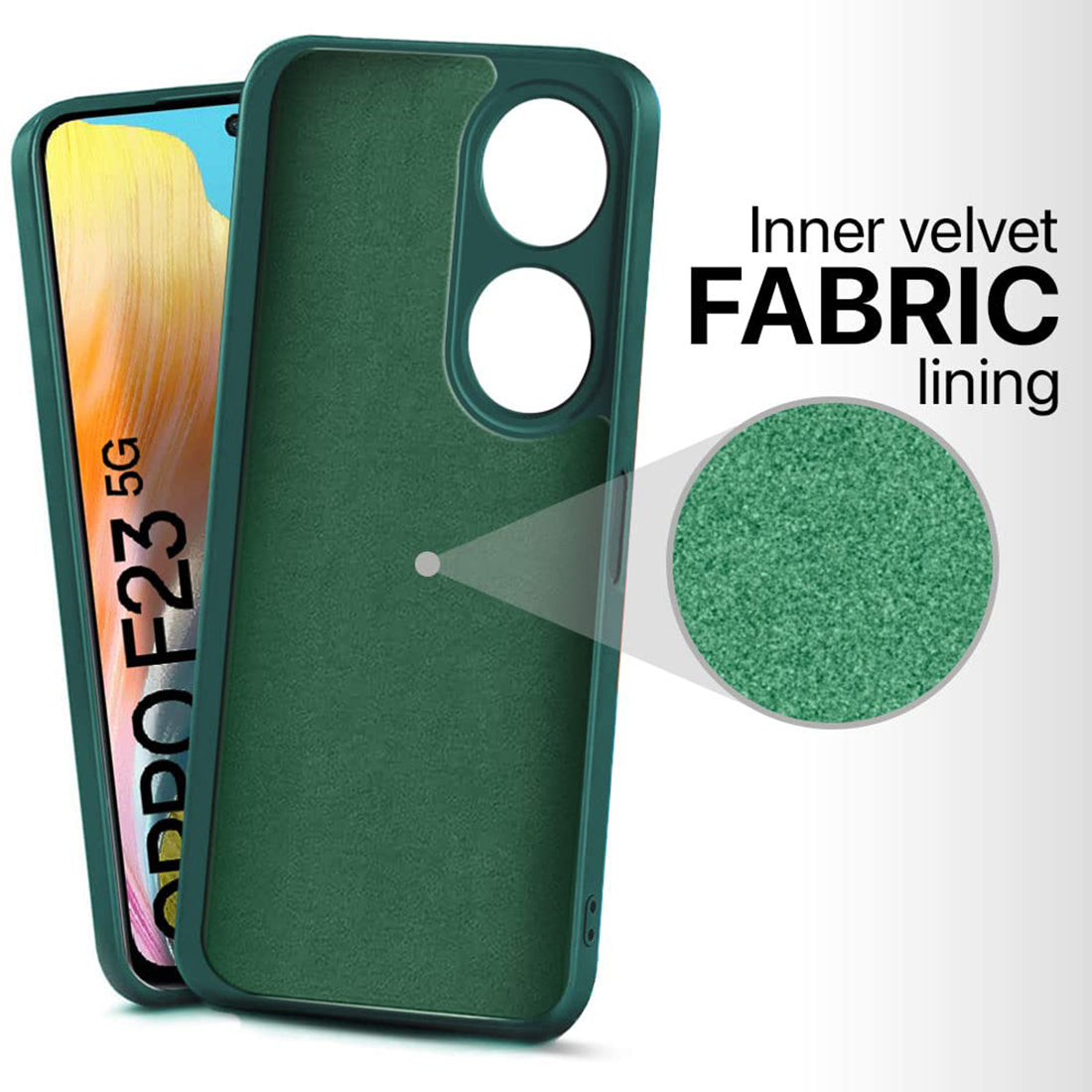 Liquid Silicone Case for Oppo F23 5G