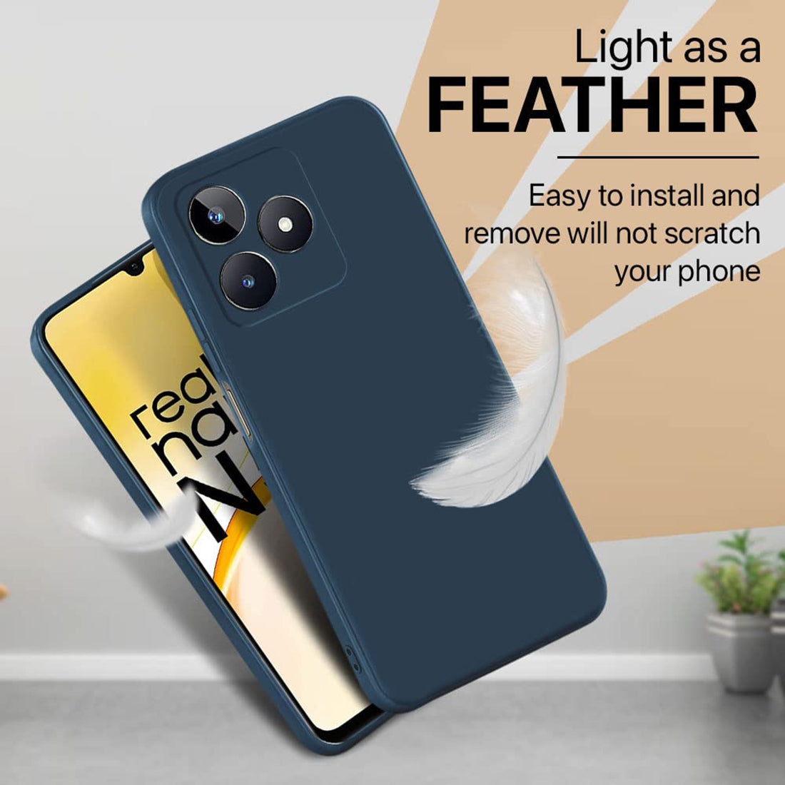 Liquid Silicone Case for Realme Narzo N53 4G / C53 4G / C51 4G