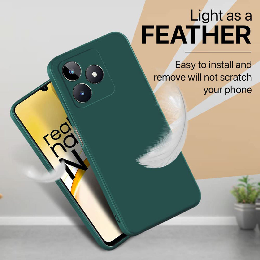 Liquid Silicone Case for Realme Narzo N53 4G / C53 4G / C51 4G