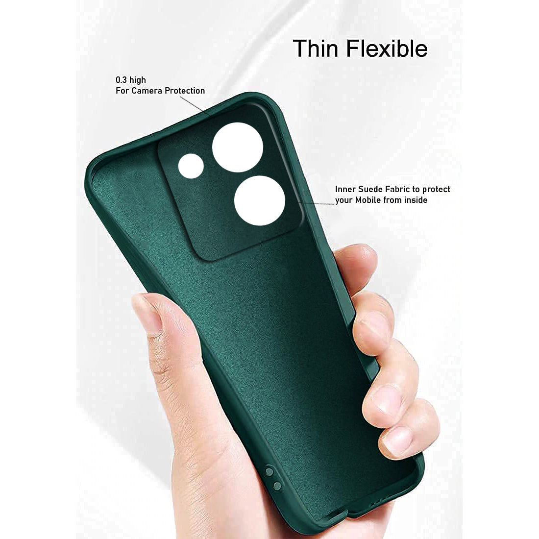 Liquid Silicone Case for Vivo Y36 4G