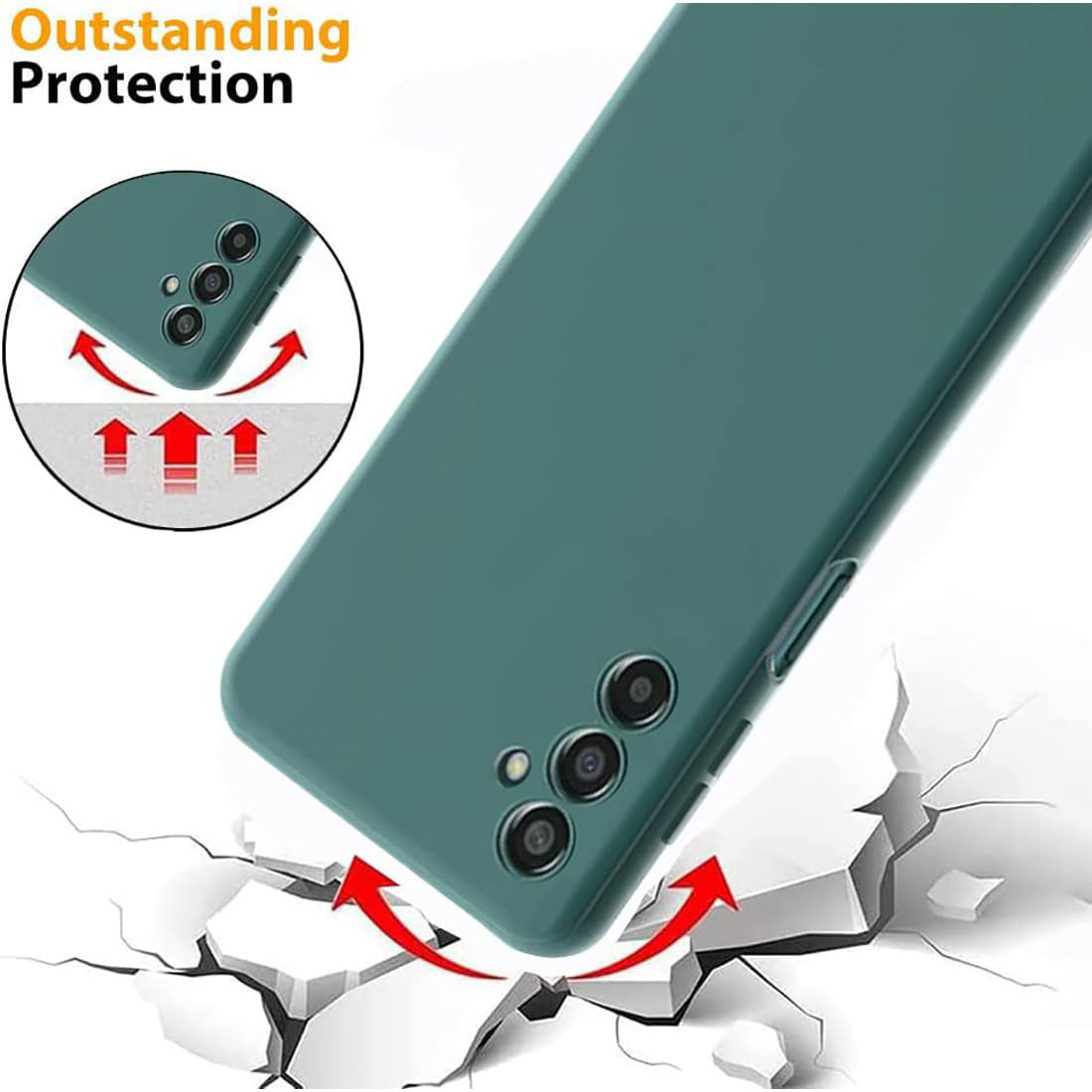 Liquid Silicone Case for Samsung Galaxy M34 5G / F34 5G