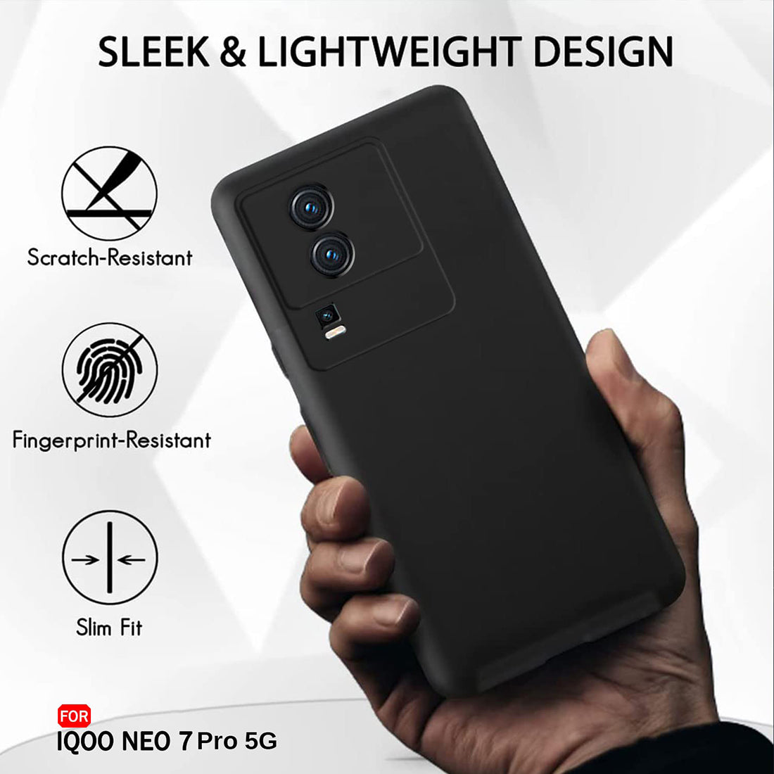Liquid Silicone Case for iQOO Neo 7 Pro 5G / Neo 7 5G