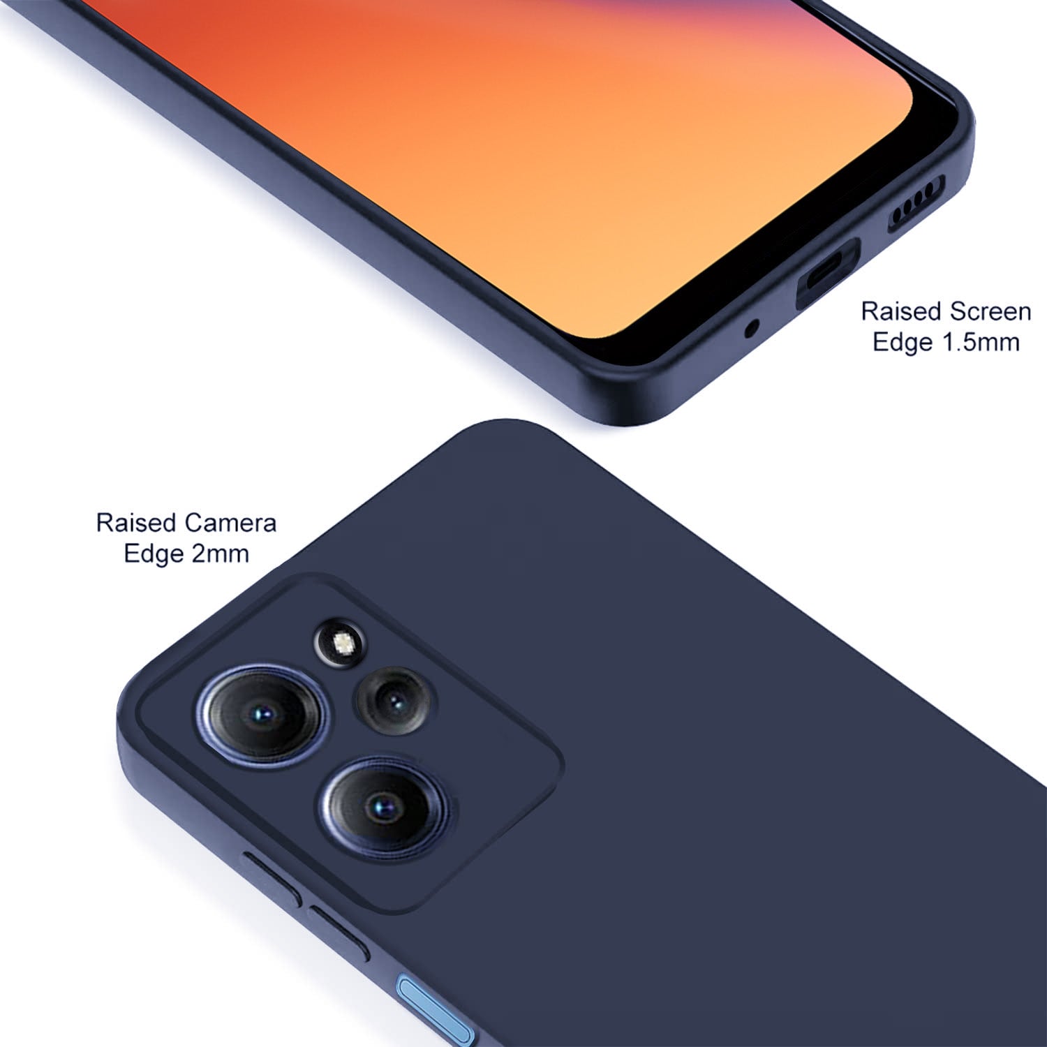 Liquid Silicone Case for Mi Redmi 12 4G