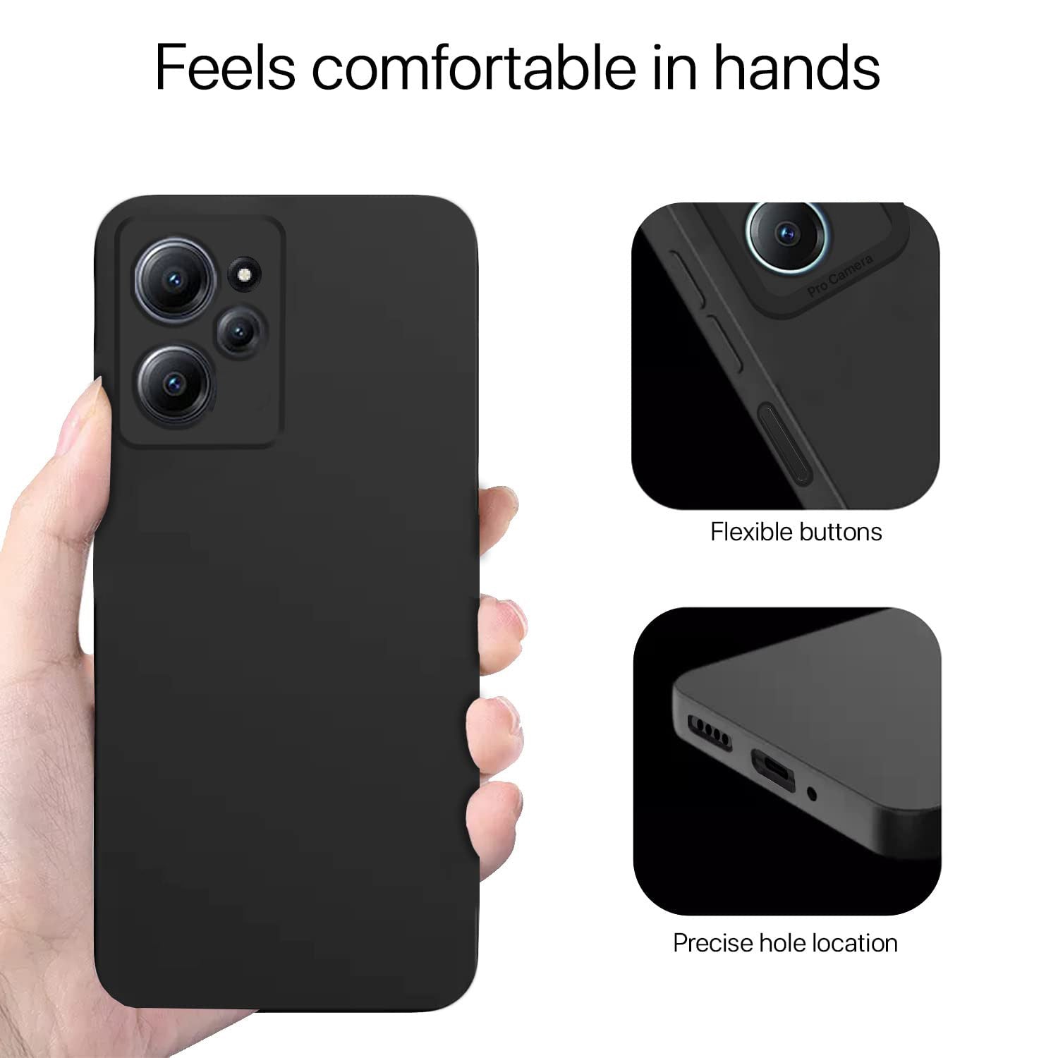 Liquid Silicone Case for Mi Redmi 12 4G