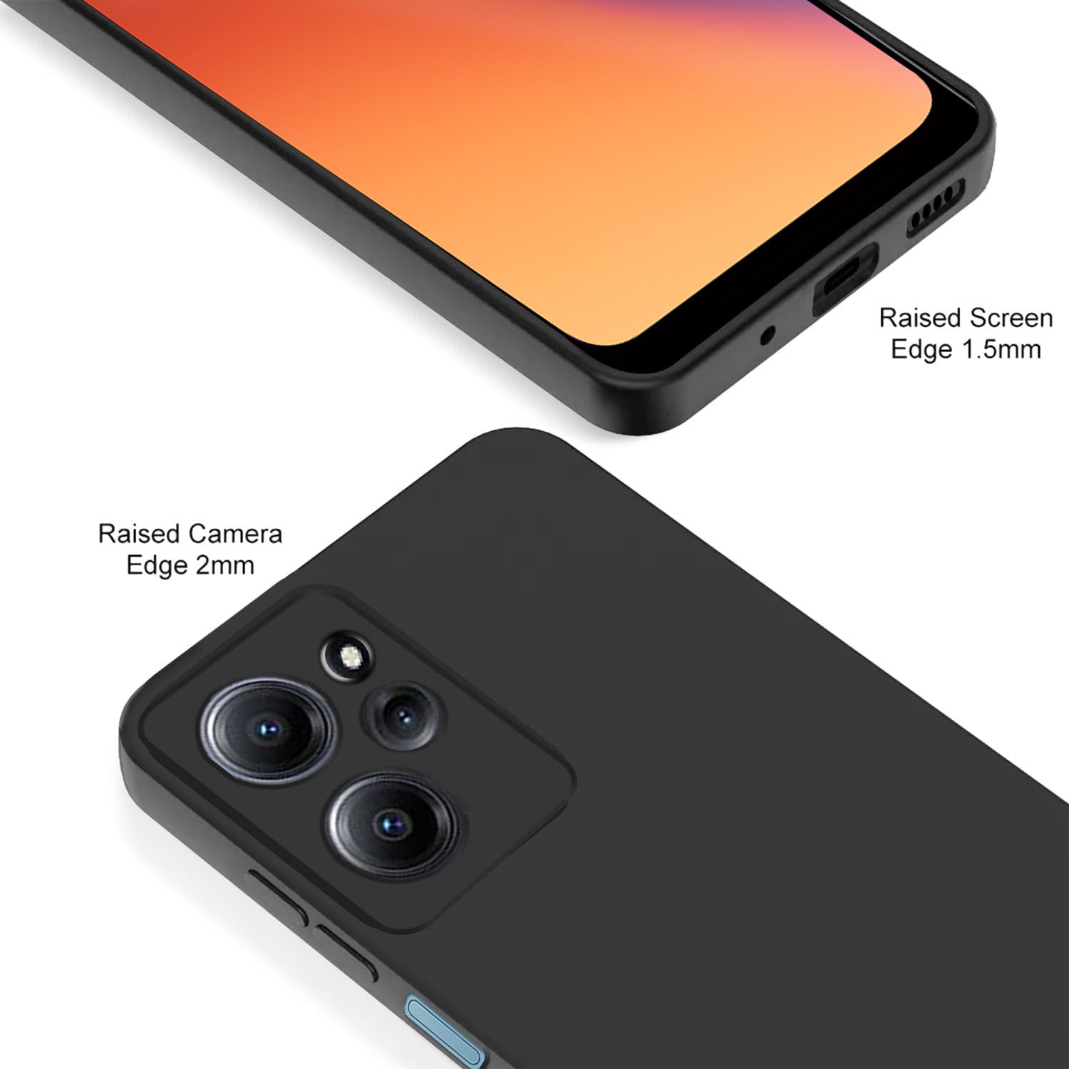 Liquid Silicone Case for Mi Redmi 12 4G
