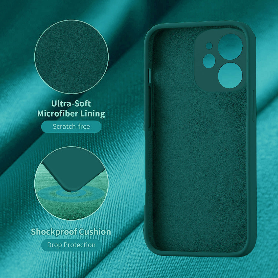 Liquid Silicone Case for Apple iPhone 12