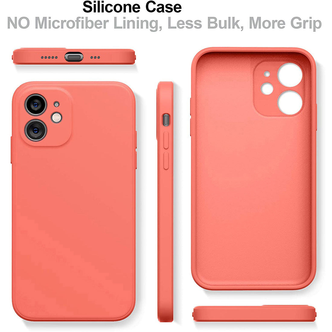 Liquid Silicone Case for Apple iPhone 12