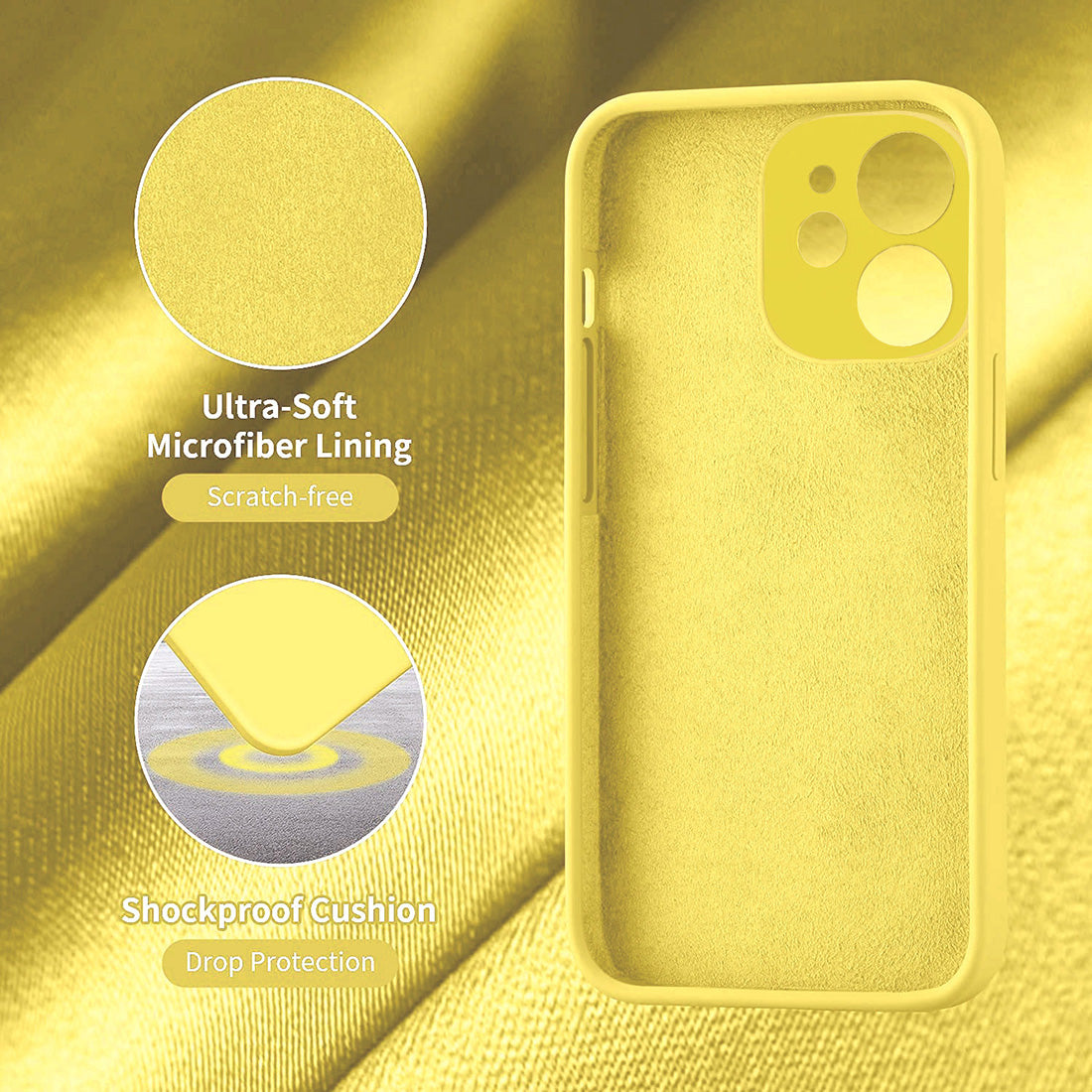 Liquid Silicone Case for Apple iPhone 12