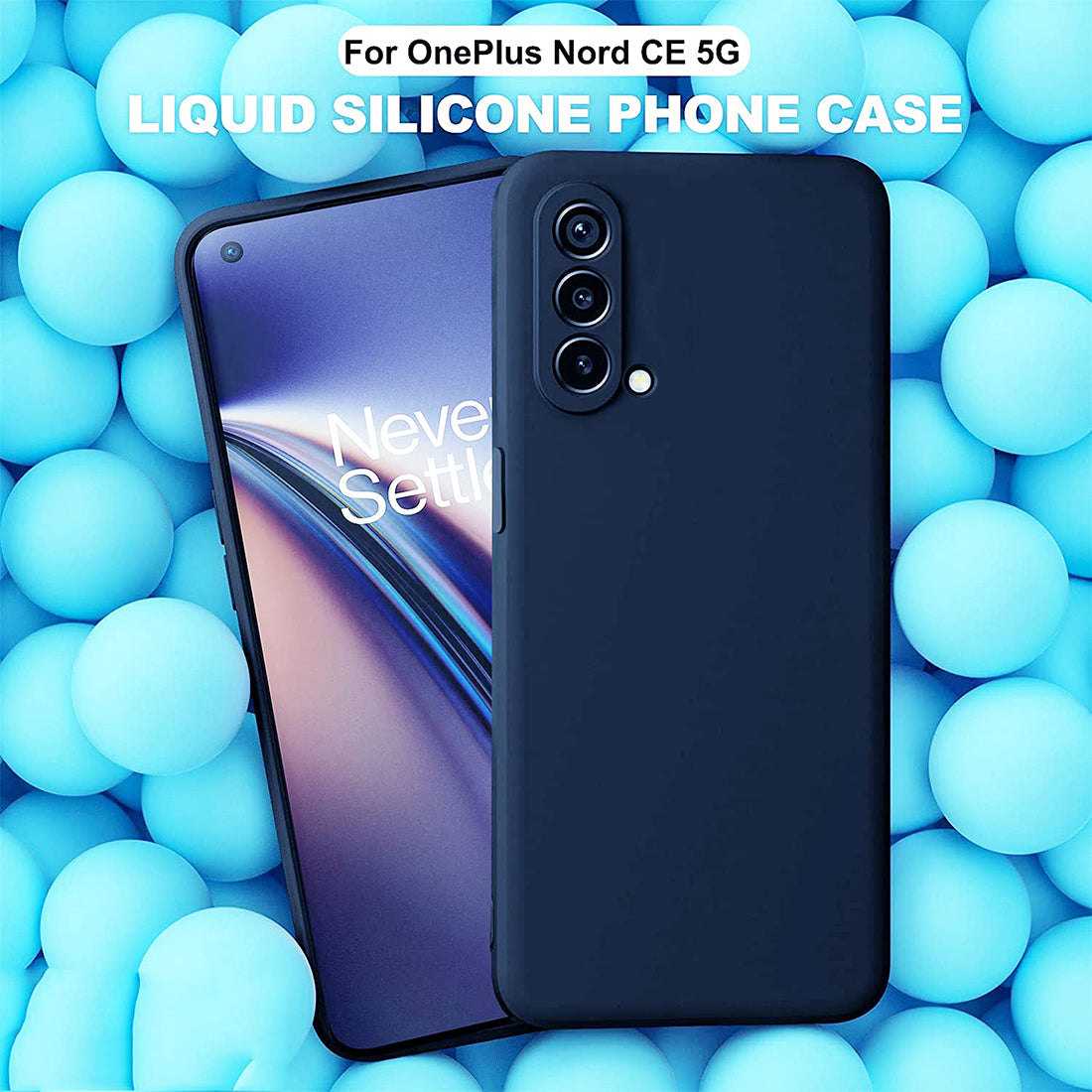 Matte Liquid Silicone Case for OnePlus Nord CE 5G