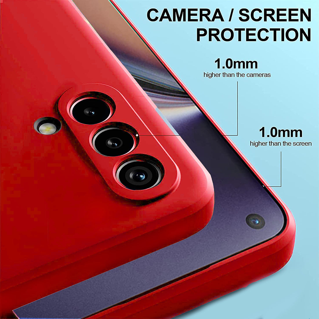 Matte Liquid Silicone Case for OnePlus Nord CE 5G
