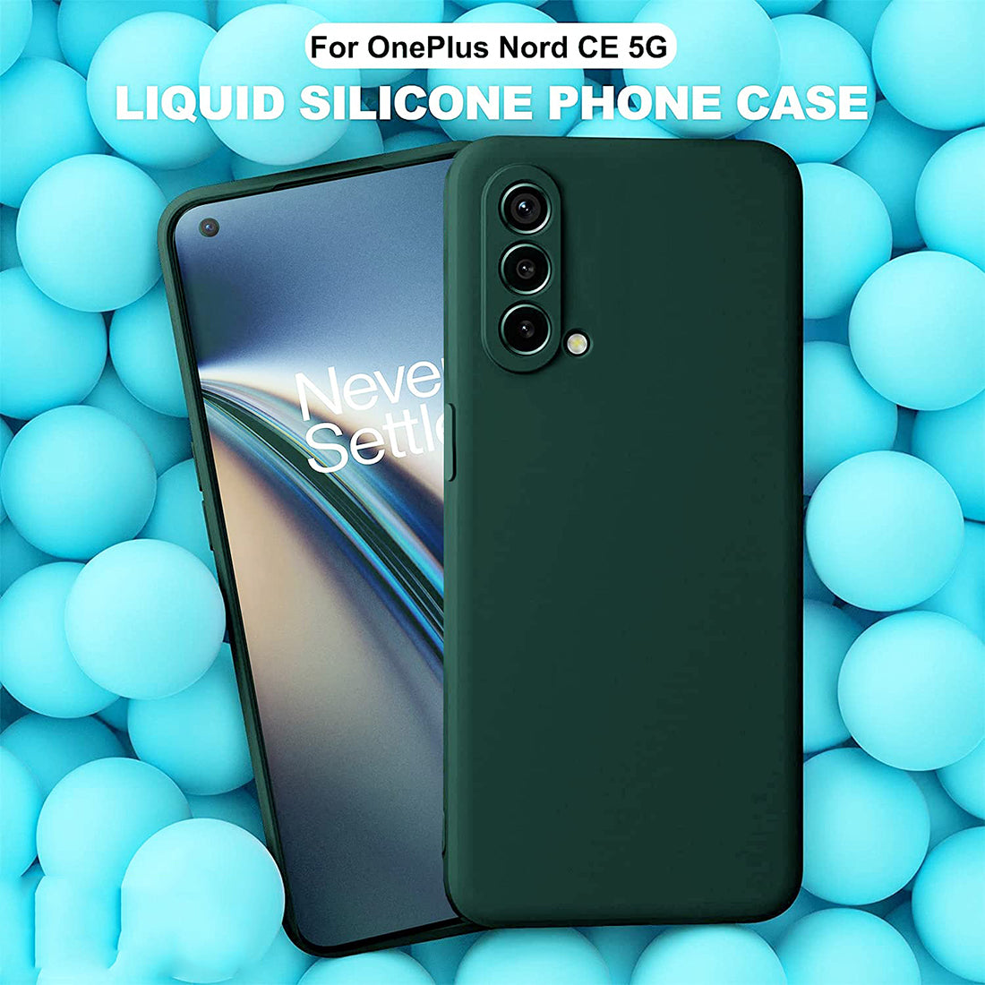 Matte Liquid Silicone Case for OnePlus Nord CE 5G