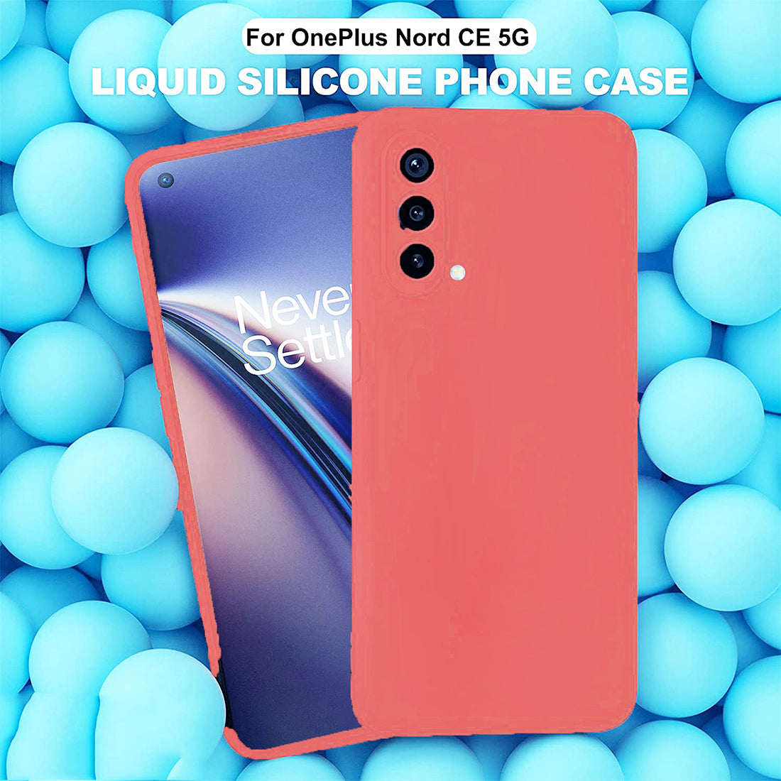 Matte Liquid Silicone Case for OnePlus Nord CE 5G