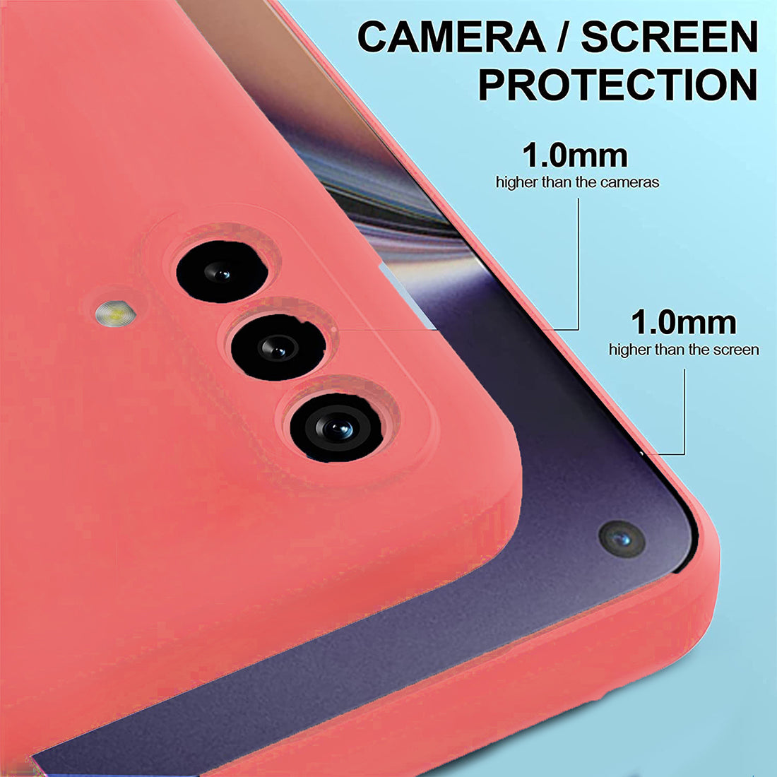 Matte Liquid Silicone Case for OnePlus Nord CE 5G