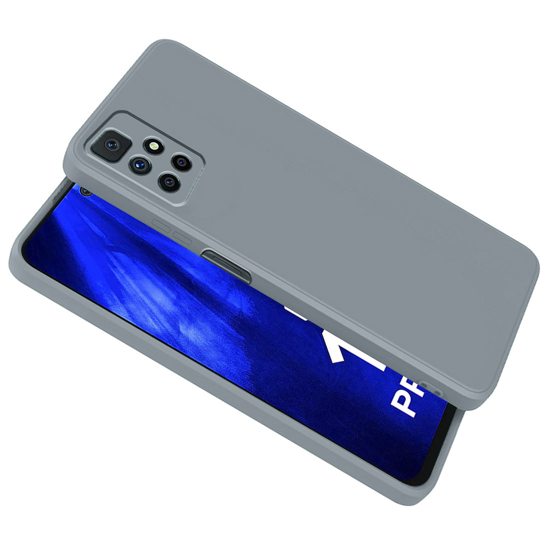 Shockproof Liquid Silicone Case for Mi Redmi 10 Prime 4G