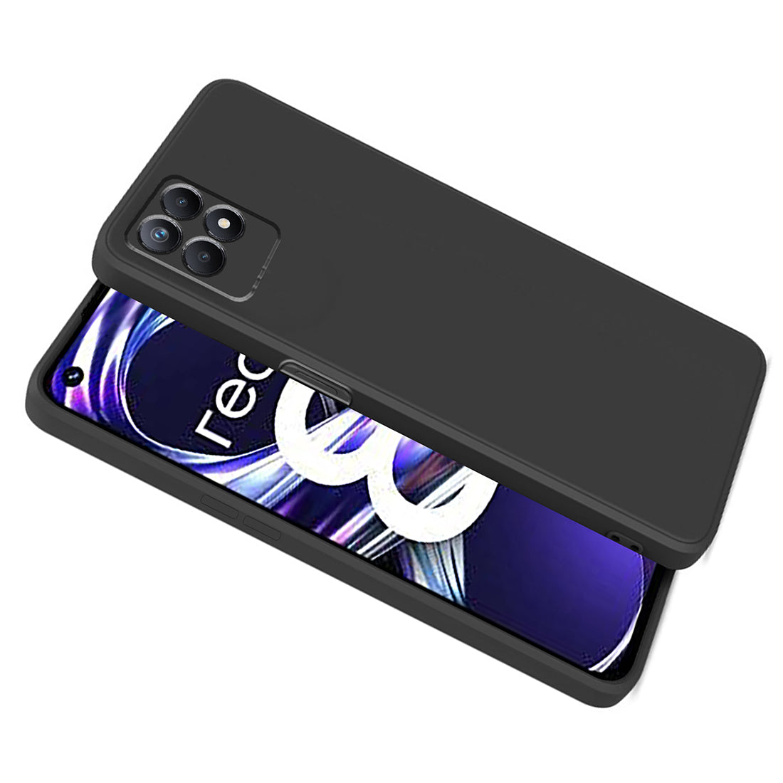 Shockproof Liquid Silicone Case for Realme 8i 4G / Narzo 50 4G