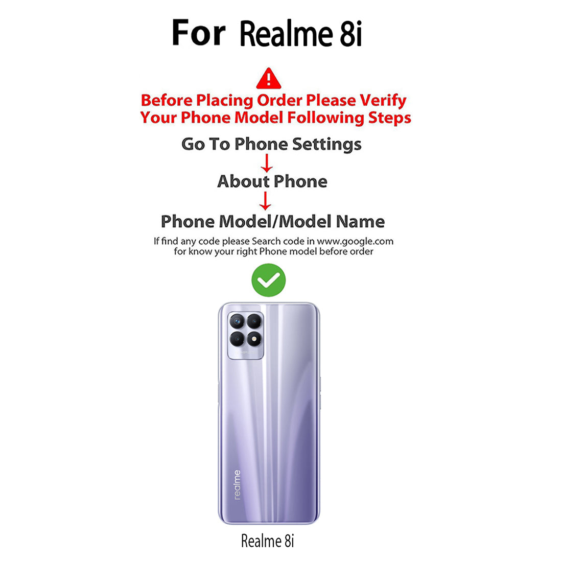 Shockproof Liquid Silicone Case for Realme 8i 4G / Narzo 50 4G