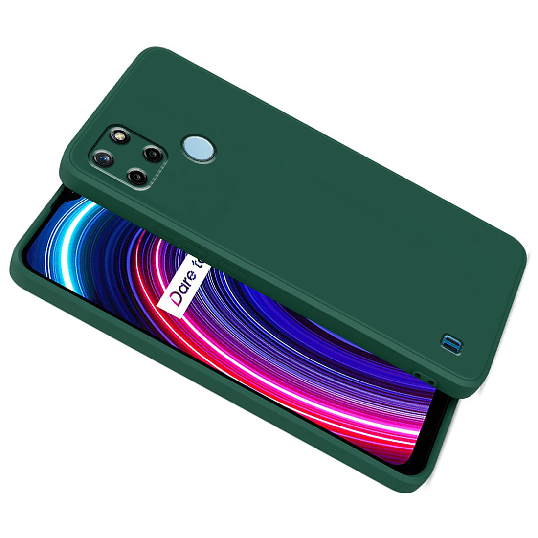 Shockproof Liquid Silicone Case for Realme C21Y 4G / C25Y 4G