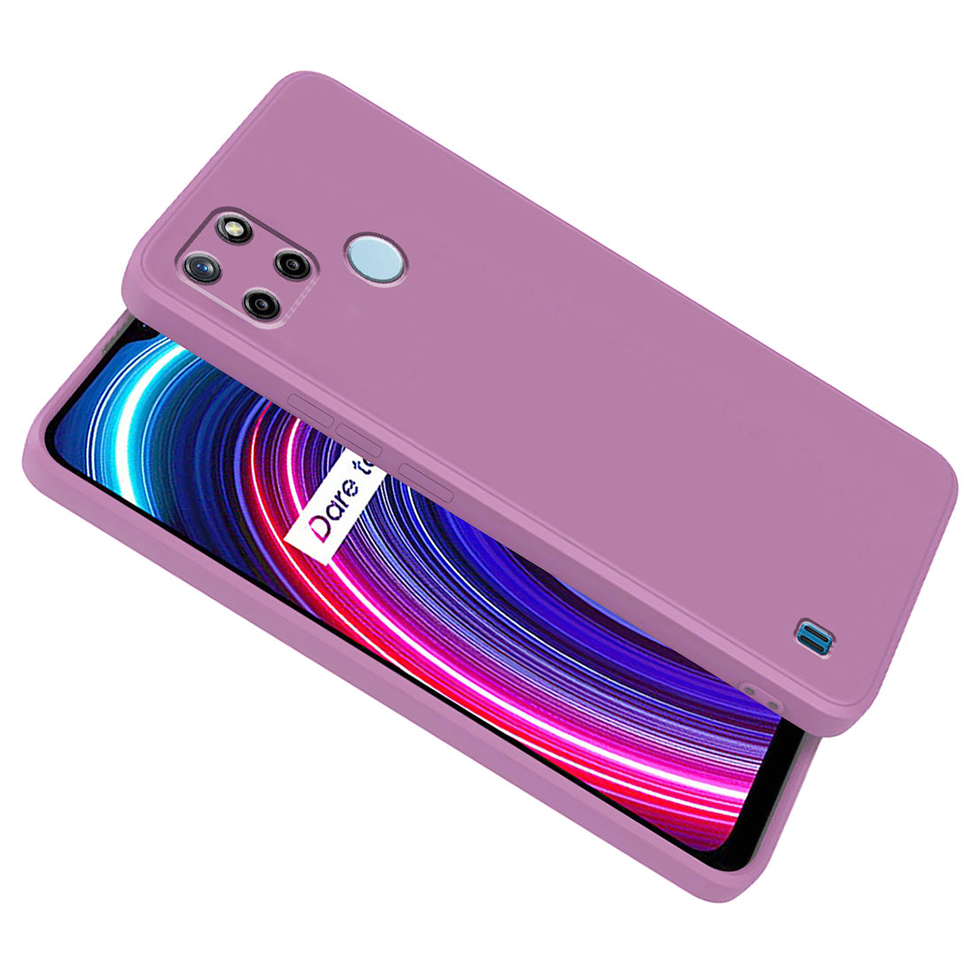 Shockproof Liquid Silicone Case for Realme C21Y 4G / C25Y 4G