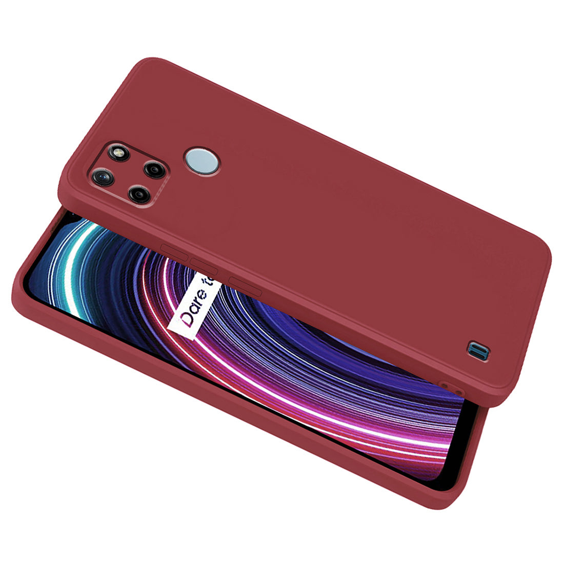 Shockproof Liquid Silicone Case for Realme C21Y 4G / C25Y 4G