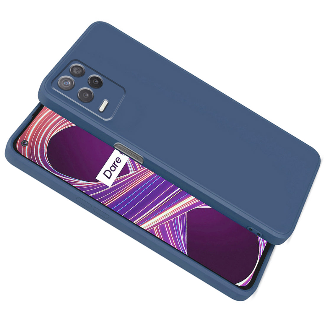 Shockproof Liquid Silicone Case for Realme 8 5G / 8S 5G