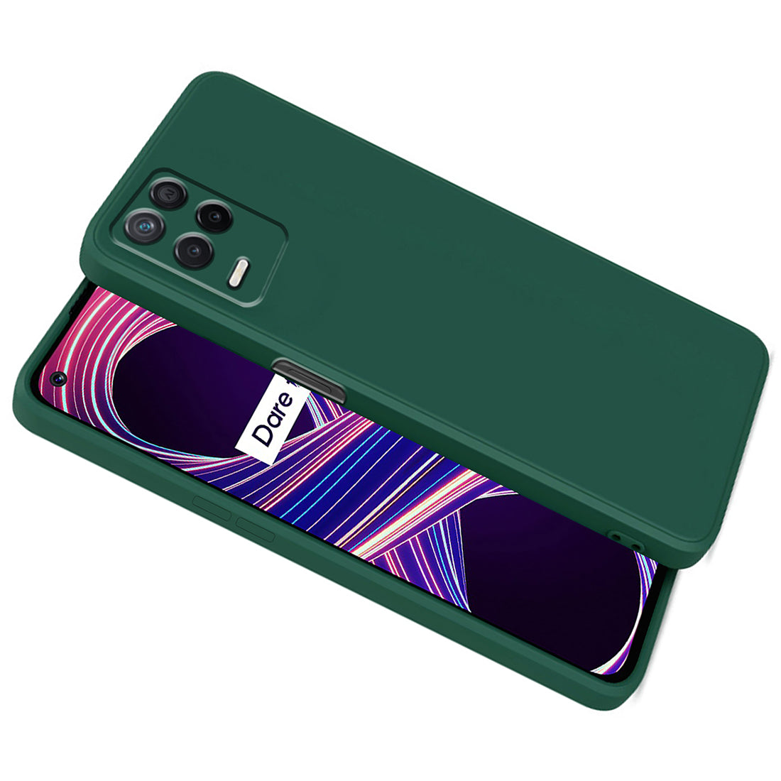 Shockproof Liquid Silicone Case for Realme 8 5G / 8S 5G