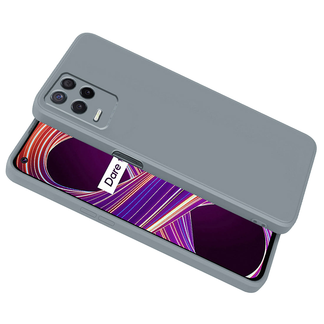 Shockproof Liquid Silicone Case for Realme 8 5G / 8S 5G