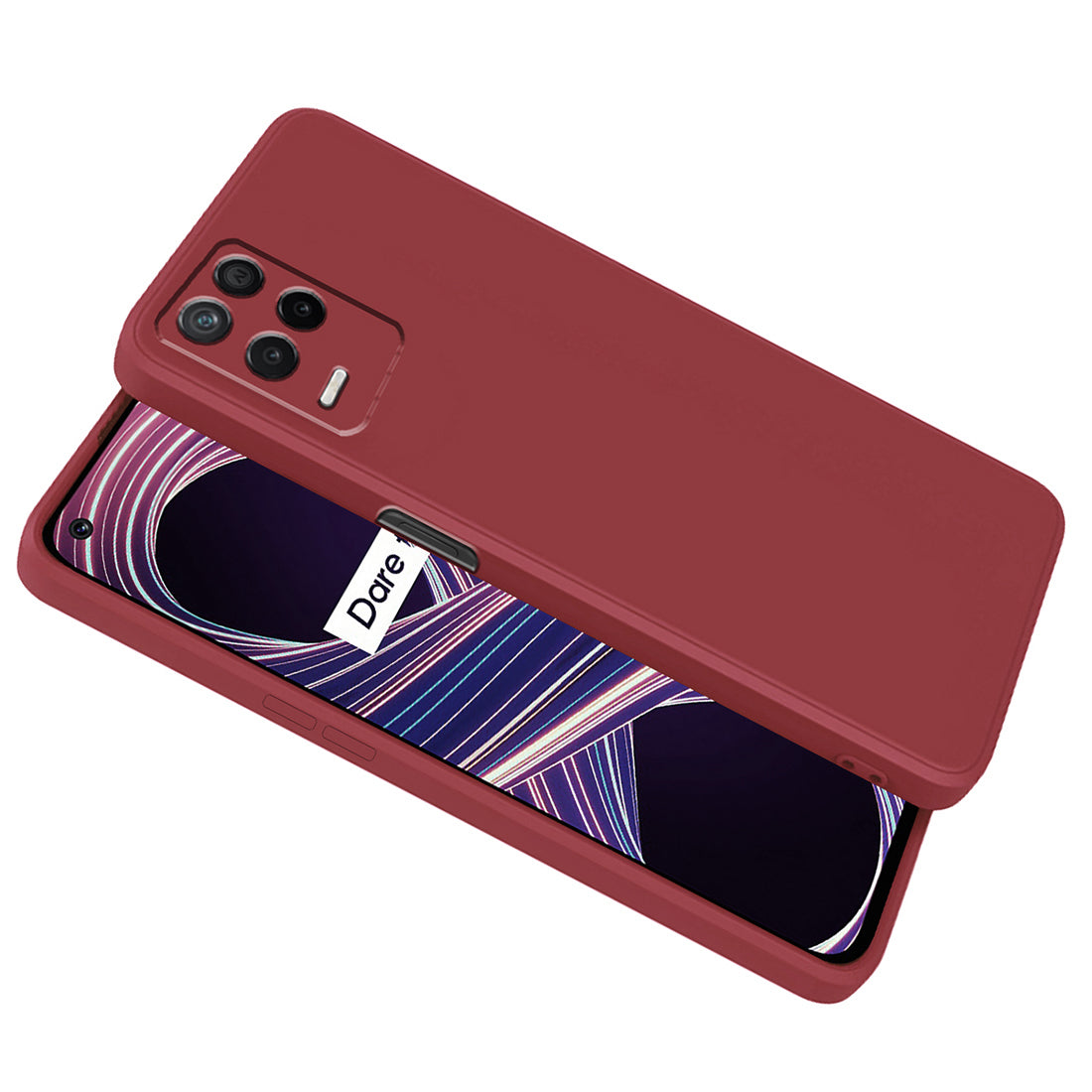 Shockproof Liquid Silicone Case for Realme 8 5G / 8S 5G