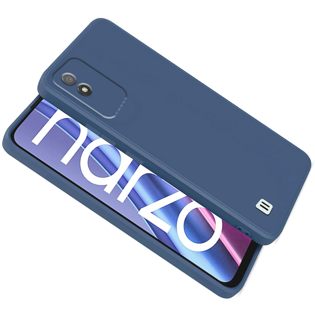 Shockproof Liquid Silicone Case for Realme Narzo 50i 4G